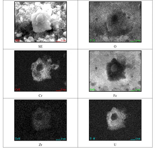 図5 2WEL2101B 領域01拡大SEM-EDSマッピング