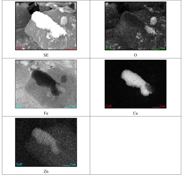 図64 2PEN2103 領域23の拡大SEM-EDSマッピング