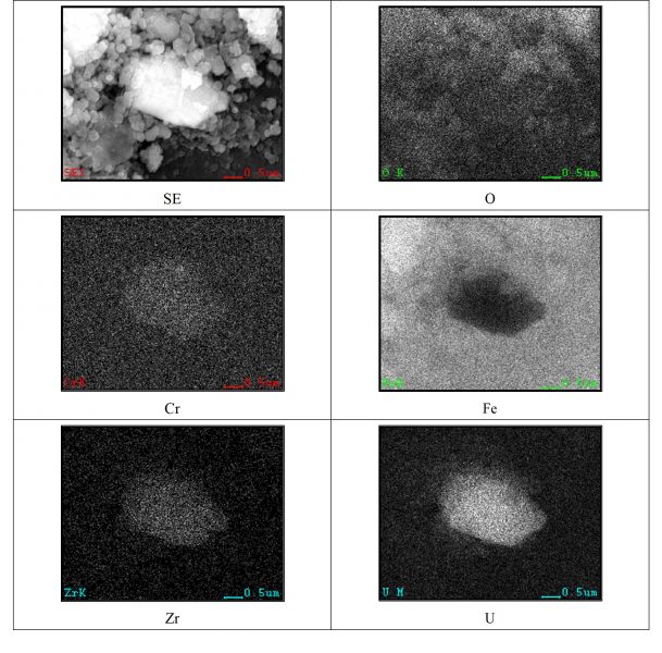 図44 2PEN2103 領域15の拡大SEM-EDSマッピング