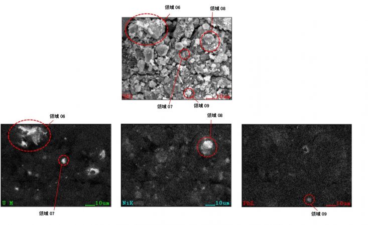 図18 2PEN2103 領域05の拡大SEM-EDSマッピング