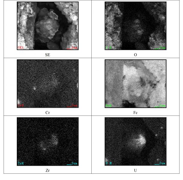 図36 2PEN2103 領域12の拡大SEM-EDSマッピング