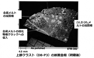 図27　上部クラストサンプルの断面金相 [32]