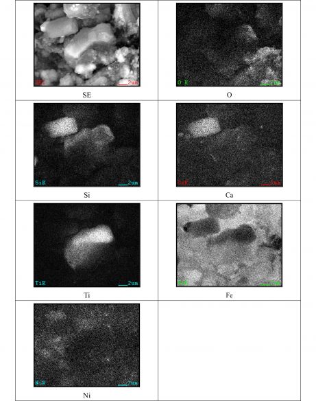 図62 2PEN2103 領域22の拡大SEM-EDSマッピング