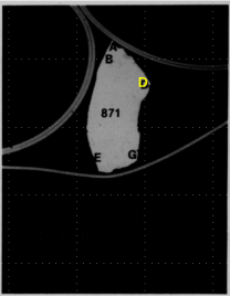 図36(a)　9G粒子の断面金相（研磨後）