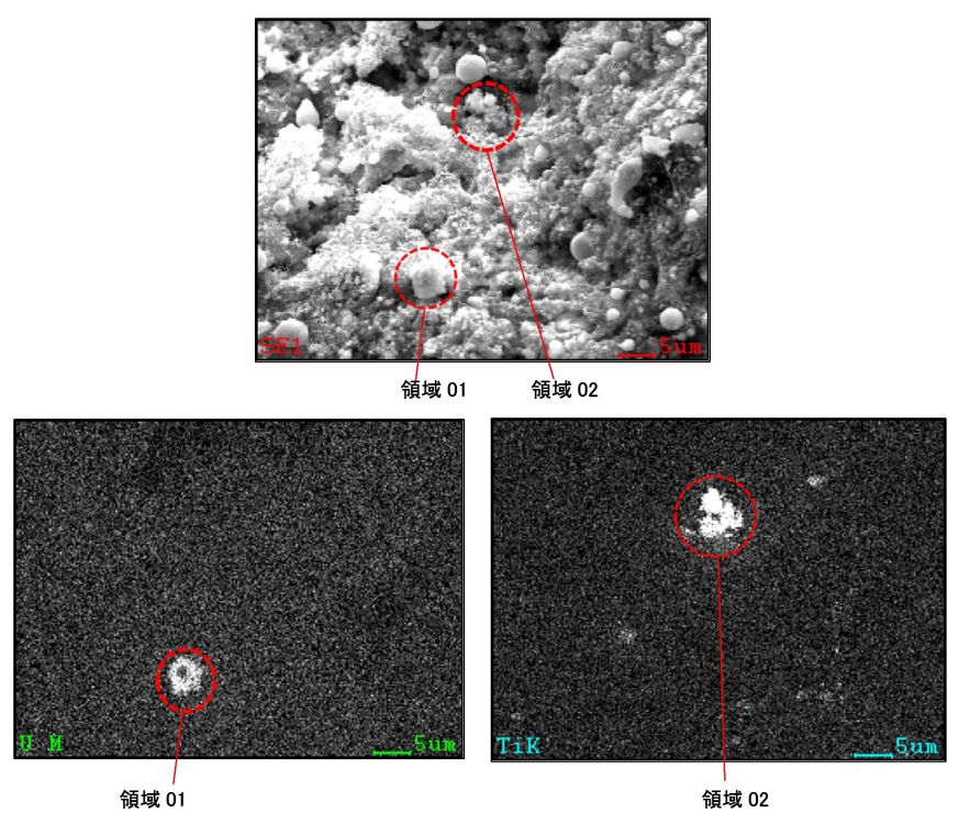 図3 2WEL2101B 着目領域01～02の設定(赤破線中心を領域の中心とする)