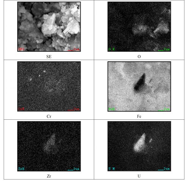 図12 2PEN2103 領域03の拡大SEM-EDSマッピング