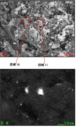 付図4.3-30 2PEN2103領域08の中央付近を中心としたEDS点分析のスペクトル