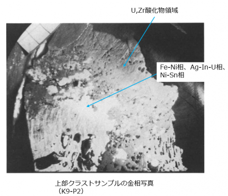 図４(a) 上部クラストサンプルの断面金相写真（K2-P2）[2]