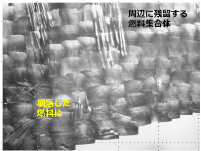 図12　炉心上部空洞周辺のモザイク/パノラマ写真 [1,2]