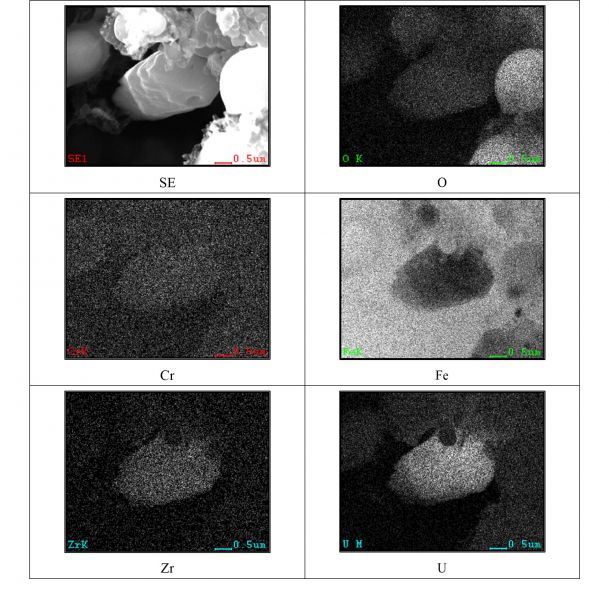 図16 2WEL2101B 領域04の拡大SEM-EDSマッピング