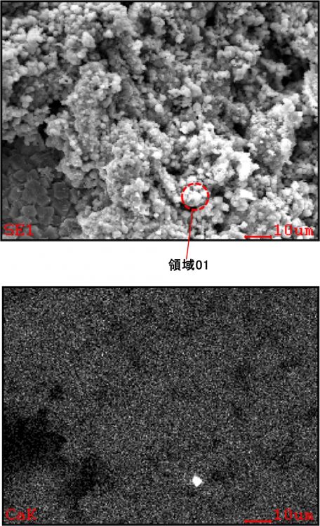 図3 2WEL2103B 着目領域01の設定(赤破線中心を領域の中心とする)